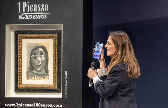 Un francés gana un Picasso valorado en un millón de euros en una rifa solidaria en París