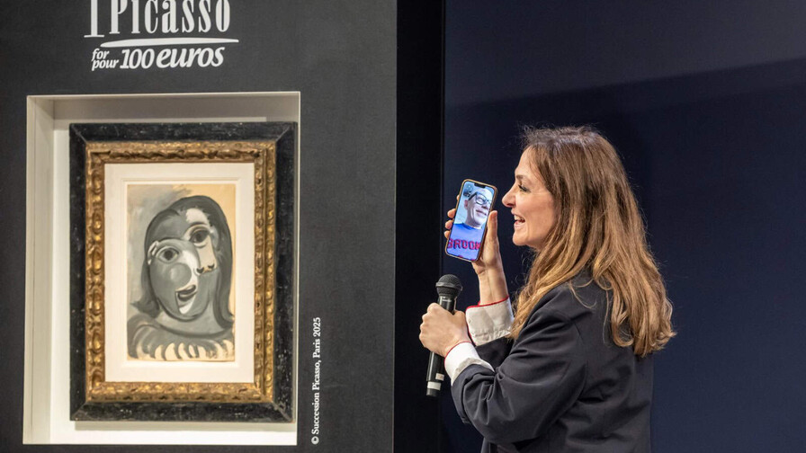 Un francés gana un Picasso valorado en un millón de euros en una rifa solidaria en París