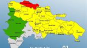 El COE coloca a Puerto Plata en alerta roja; el Gran Santo Domingo está en amarilla