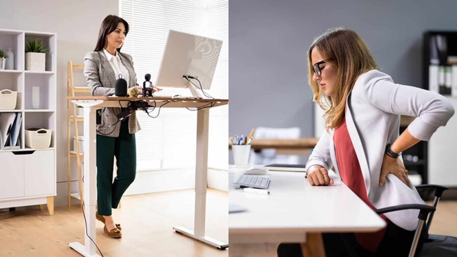 ¿Qué es peor: trabajar sentado o de pie?