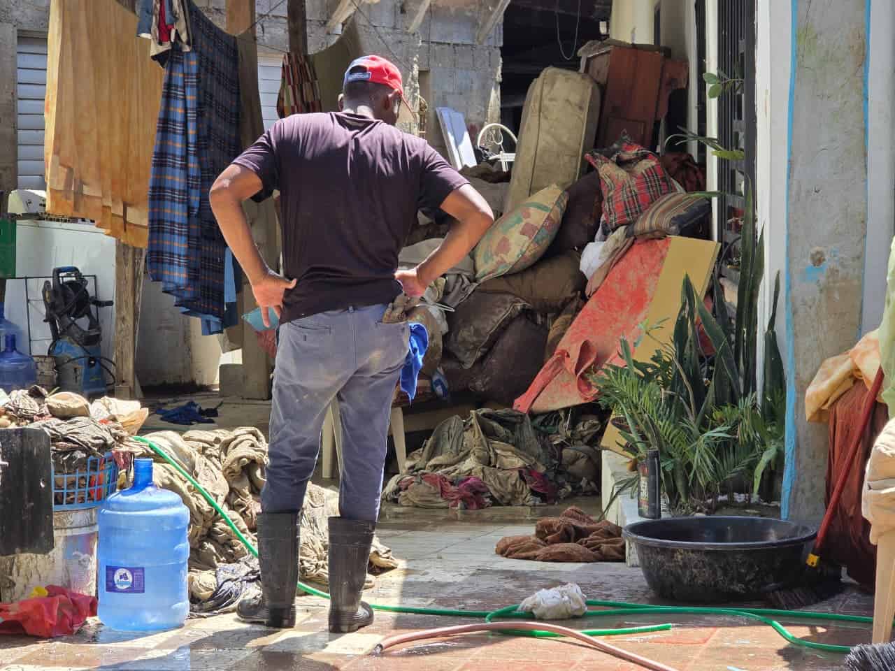 Daños provocados en Villa Montellano tras las inundaciones