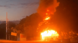 Autoridades investigan incendio registrado en las dunas de Baní