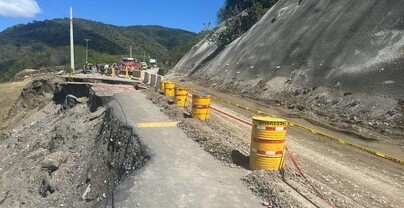 Construirán paso provisional en carretera de Ocoa tras cierre temporal del tránsito por socavón