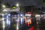 Lluvias provocan inundaciones urbanas en Santiago