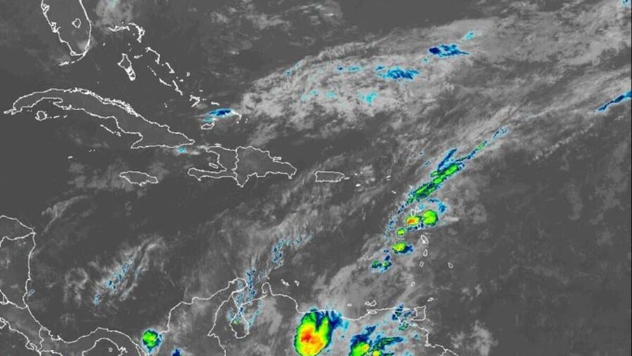Vaguada generará aguaceros y tormentas eléctricas en gran parte del país este domingo