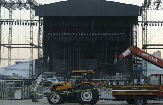 Muere un trabajador durante el montaje del escenario del concierto de Shakira en Río de Janeiro