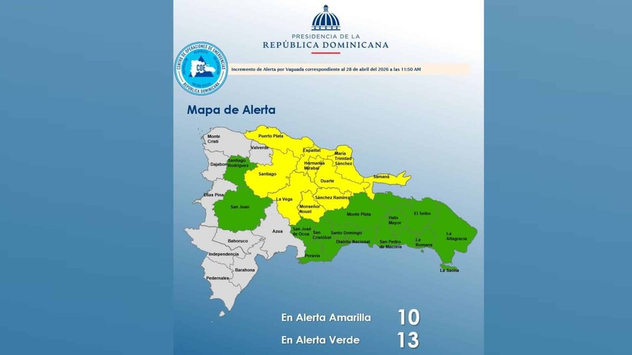 COE incrementa alertas por lluvias: advierte riesgo de inundaciones y condiciones peligrosas en ríos