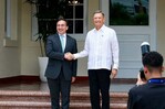 El canciller dominicano recibe a su homólogo español en visita oficial