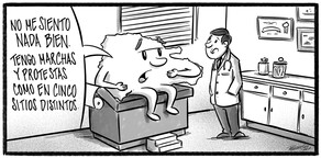 Caricatura de Noticiero Poteleche 30 abril 2026