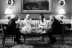 Las pullas del rey Carlos a Trump: Si no fuera por nosotros, ustedes hablarían francés
