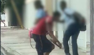 Niños llevan arma blanca a las afueras de una escuela primaria en Verón y tratan de agredir alumnos
