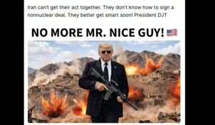 Se acabó el Señor Bueno, dice Trump a Irán