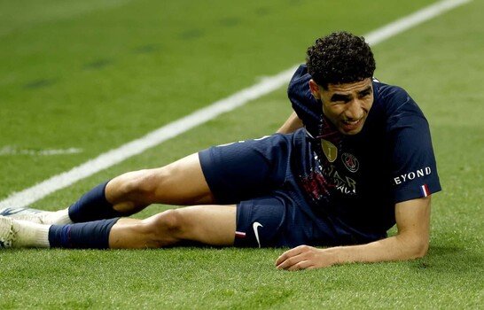 Hakimi, del PSG, se perderá la semifinal de vuelta de Champions por lesión