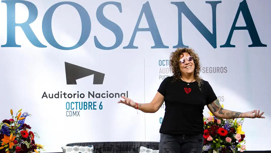 Rosana regresa a México “con las ganas de compartir” treinta años de trayectoria