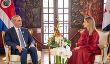 Abinader se reúne con la presidenta electa de Costa Rica, Laura Fernández Delgado