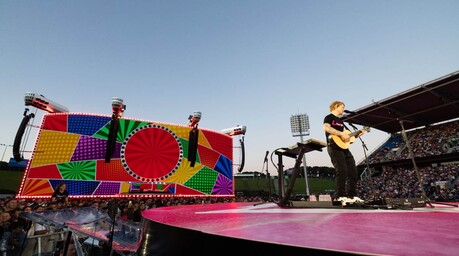 Todo listo para el concierto de Ed Sheeran este sábado en el Estadio Quisqueya