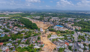 Obras en la avenida República de Colombia transforman barrio Cuba y zona de la cañada