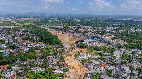 Obras en la avenida República de Colombia transforman barrio Cuba y zona de la cañada