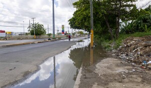 Residentes de Doña Idalia denuncian basura y peligro vial por la avenida Charles de Gaulle