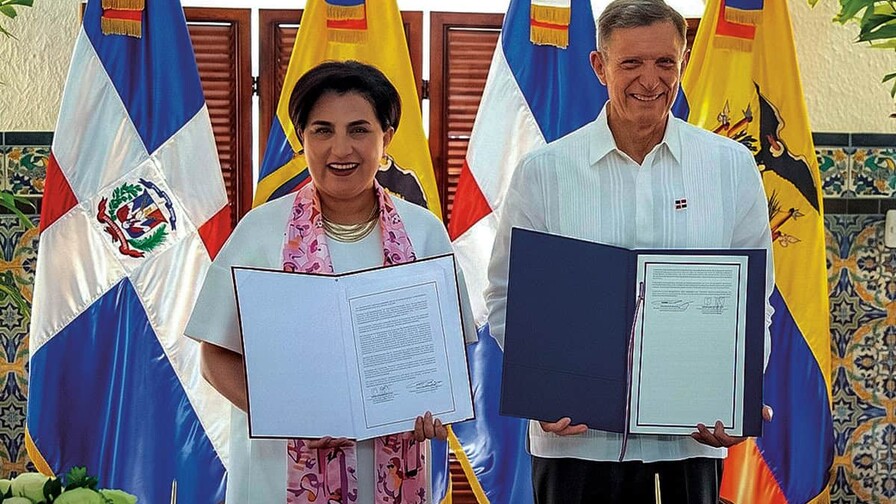 República Dominicana y Ecuador pactan impulsar planes conjuntos
