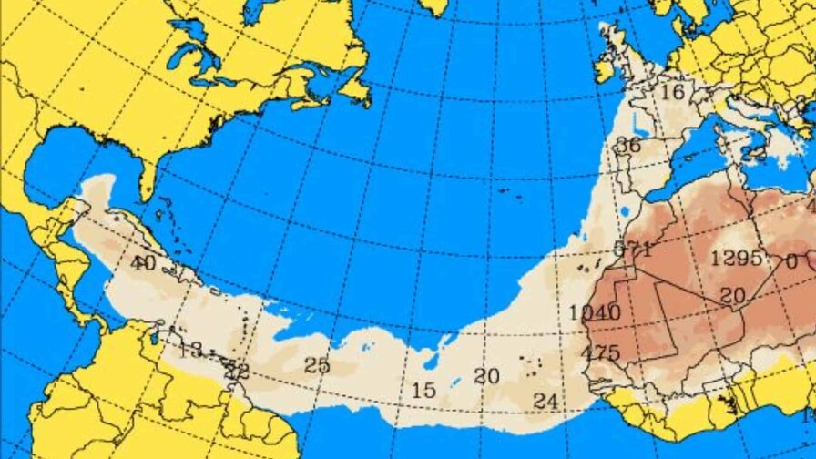 Polvo del Sahara llegará desde este viernes al país
