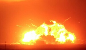 Explota cohete de Blue Origin durante prueba en Cabo Cañaveral