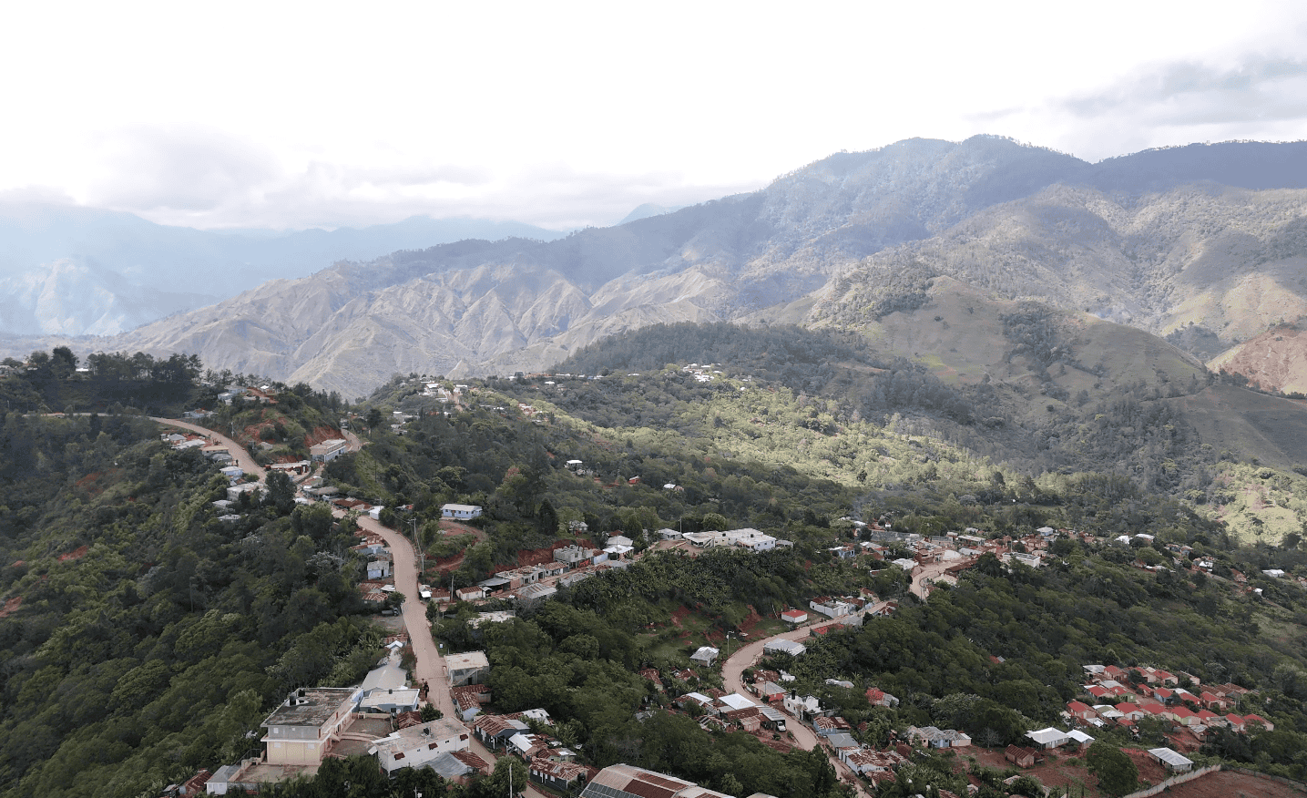 Vistas panorámica de Los Fríos, en la Cordillera Central. 
