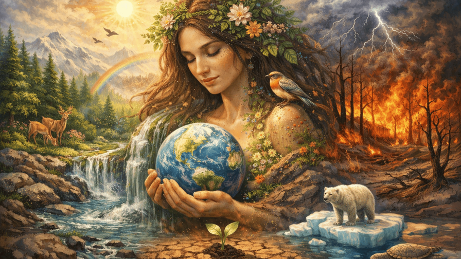 A ti madre naturaleza, maestra sabia…