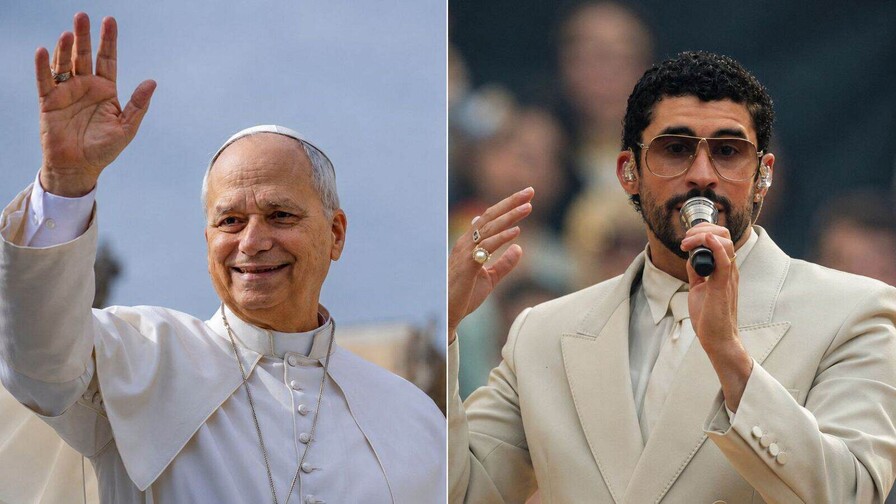 El papa León XIV y Bad Bunny se reúnen en Madrid El papa León XIV y Bad Bunny se reúnen en Madrid