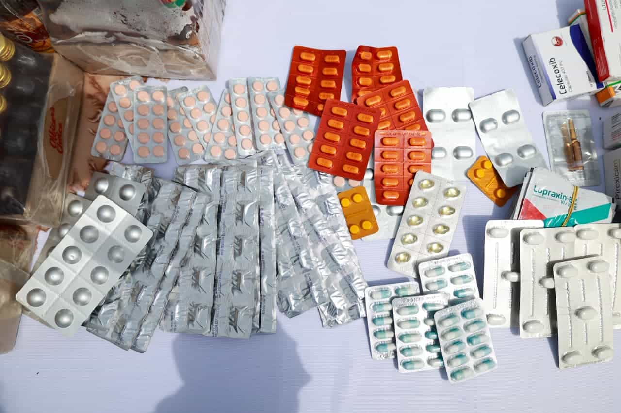 Parte de los productos ilegales que el MICM y el Ceccom destruyeron este 9 de junio 2026.