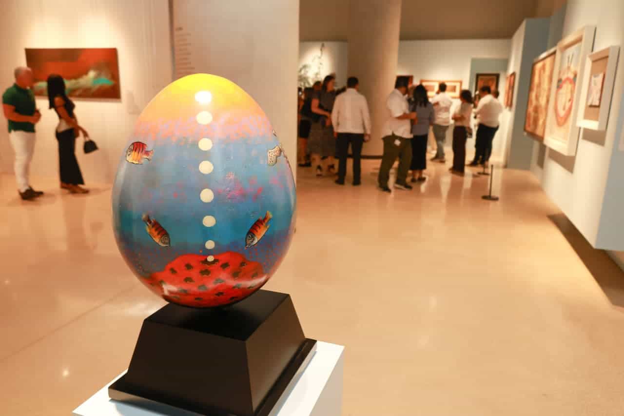 Vista de la exposición El mar como territorio en el Centro Cultural Rainieri.