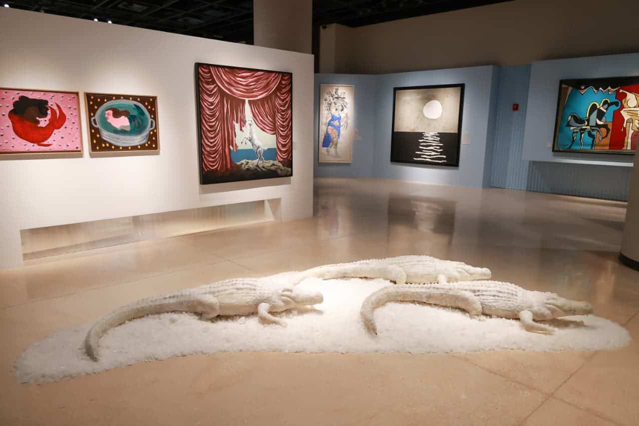 Vista de la exposición El mar como territorio en el Centro Cultural Rainieri.