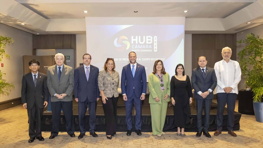 Presentan al cuerpo diplomático novedades de negocios en HUB Cámara Santo Domingo 2026 Presentan al cuerpo diplomático novedades de negocios en HUB Cámara Santo Domingo 2026