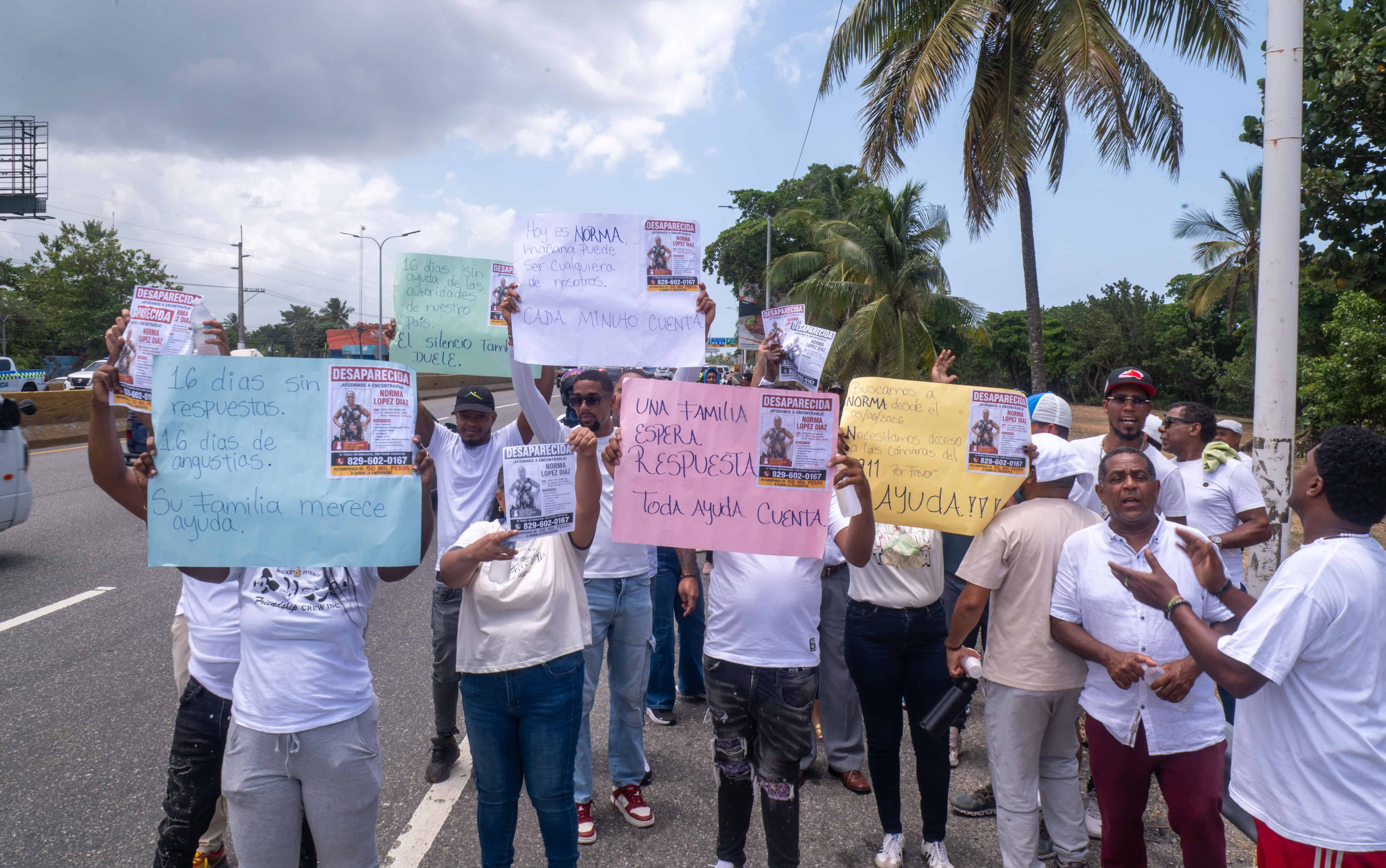 Los manifestantes reclaman a las autoridades que se esclarezca la desaparición.&nbsp;