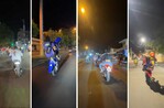 Denuncian peligro por carreras clandestinas de motoristas en el centro de San Francisco de Macorís