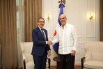 El presidente Abinader se reúne con el nuevo rector de la UASD Jorge Asjana