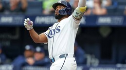 VIDEO | Junior Caminero logra su primer partido con tres cuadrangulares en victoria de Rays