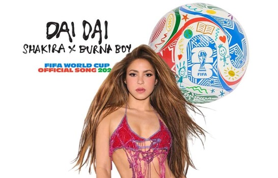 Shakira adelanta las versiones en español y portugués de “Dai Dai”, la canción del Mundial de fútbol