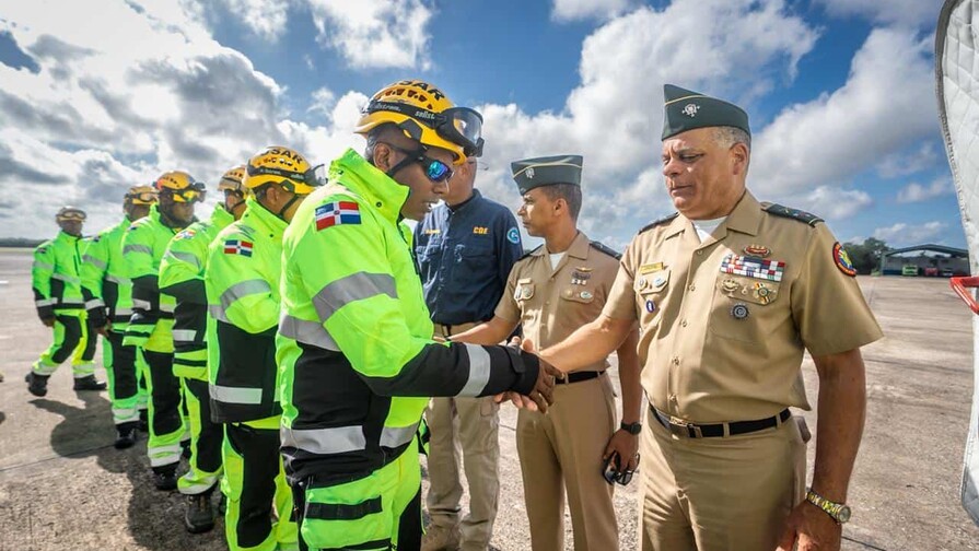 Gobierno dominicano envía nuevo contingente de rescatistas a Venezuela