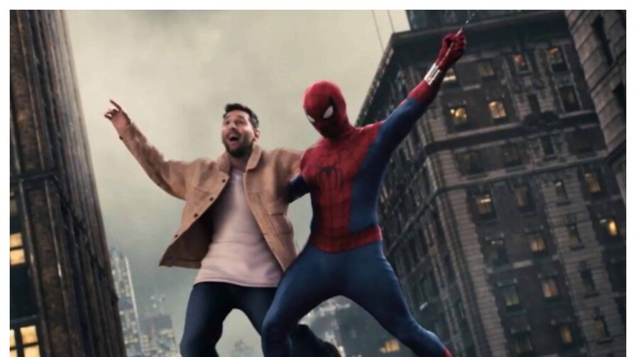 Lionel Messi conoce a Spider-Man en un divertido video promocional de la próxima película