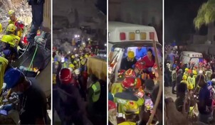 Brigadas de rescate de RD, Ecuador y Venezuela hallan con vida a niño tras 5 días bajo los escombros