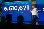 El país recibió 6.6 millones de visitantes en el primer semestre