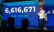 El país recibió 6.6 millones de visitantes en el primer semestre