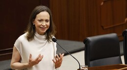 Machado dice que no ha solicitado protección para regresar a Venezuela