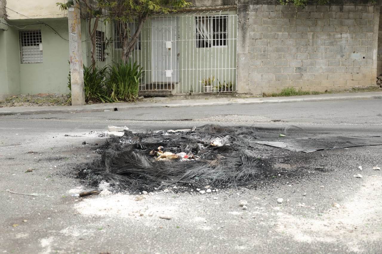 Calles de la Cañada de Guajimia, lugar donde el joven fue ultimado el viernes