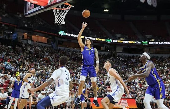 Con 21 puntos y 10 rebotes, Lendeborg impacta la Summer League en su debut con los Warriors