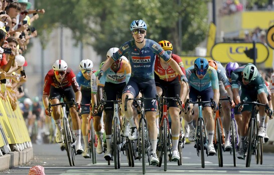 Tim Merlier gana el esprint de la séptima etapa del Tour de Francia