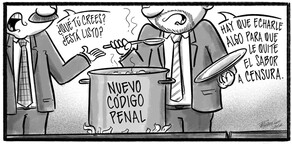 Caricatura de Noticiero Poteleche 13 julio 2026