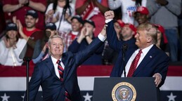 Trump lamenta la muerte del senador Lindsey Graham, un auténtico Patriota