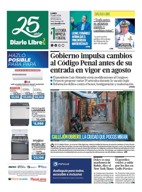 Día Jueves, 19 de Febrero de 2026 Edición 7251.